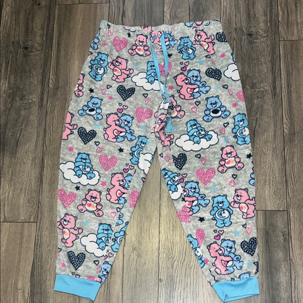 Care Bears Pink & Blue Heart Pajama Joggers